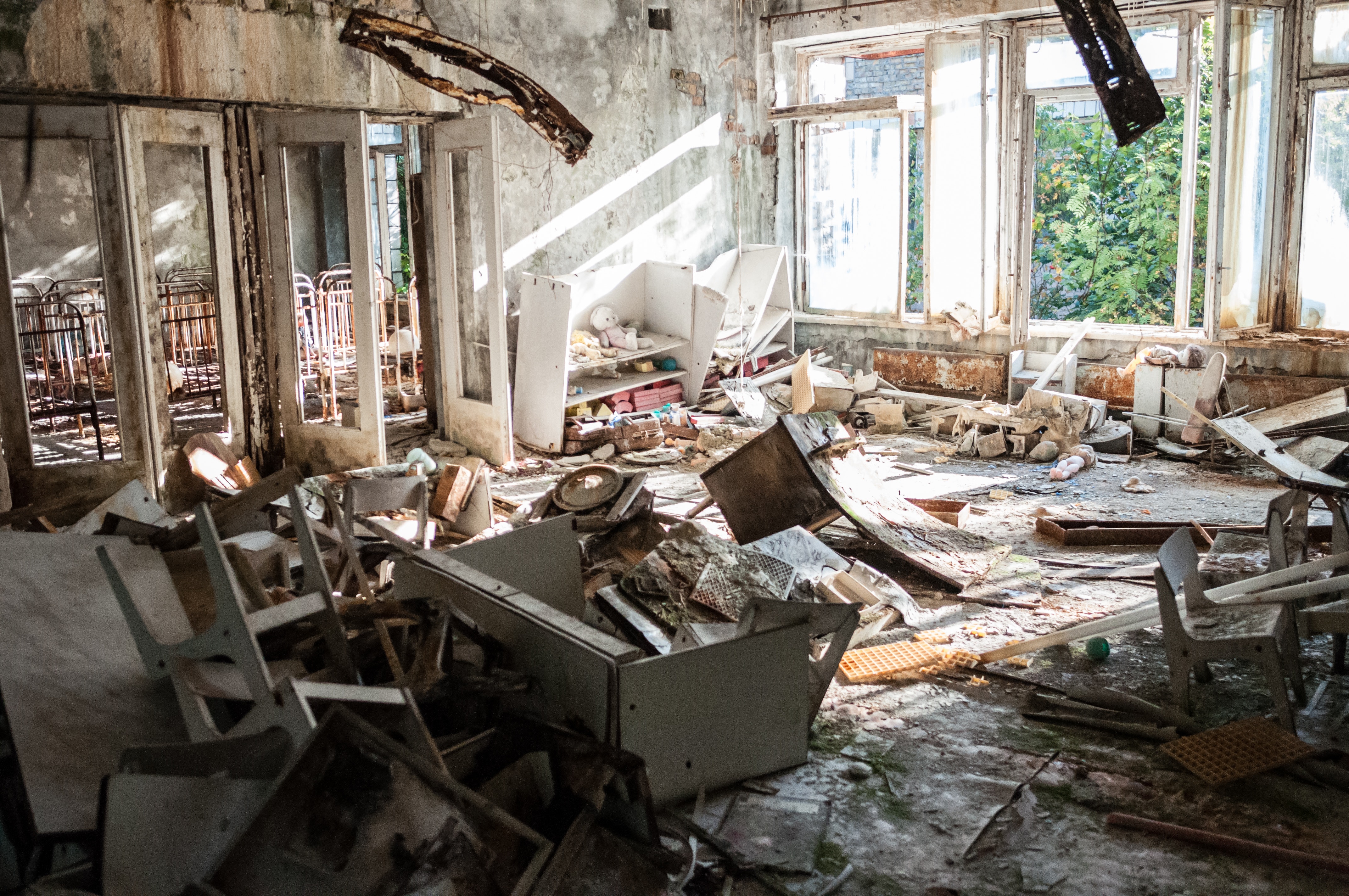 ruined house